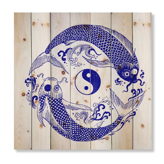 Designart - Chinoiserie Koi Fish II